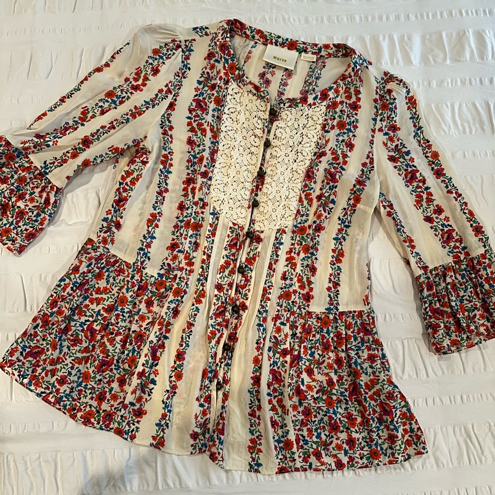 Anthropologie floral top